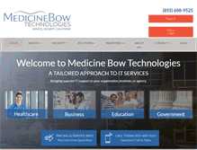 Tablet Screenshot of medbowtech.com